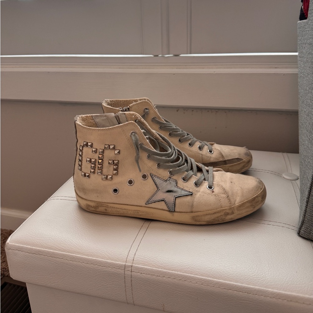 Golden goose francy studded